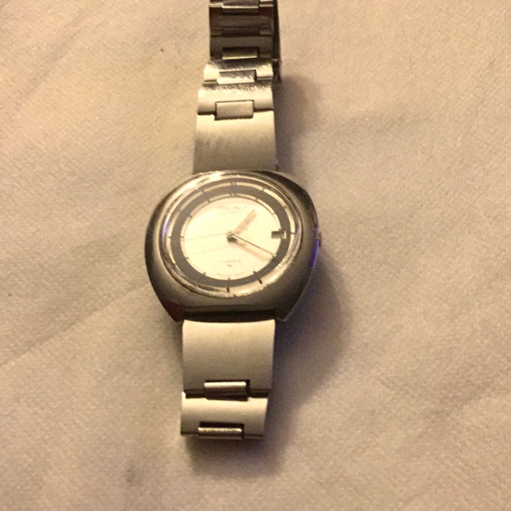 Vintage 1970s Seiko Diamatic UFO 7005-8150 Automatic 39mm Stainless Steel Watch
